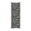 Coussin d'assise banc Garden Glory Outdoor, Zebra fringe