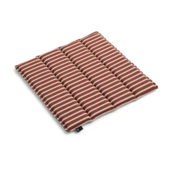 Coussin d’assise Terrazza, Terracotta bold stripe, 40x40 cm