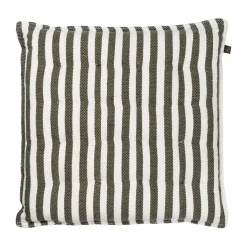 Coussin de chaise Ernst 40x40 cm, Sauge, blanc