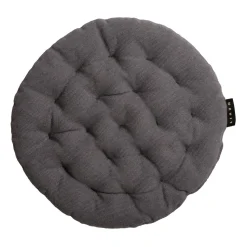 Coussin de chaise Pepper Ø37 cm, Gris granite