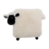 Coussin Dolly 46x56 cm, Blanc