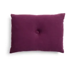 Coussin Dot Linen 45x60 cm, Burgundy
