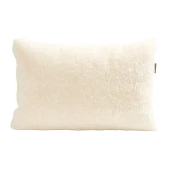 Coussin en peau de mouton Shepherd Lina 60 x 40 cm, crème