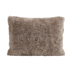 Coussin en peau de mouton Shepherd Lina 40 x 30 cm, pierre