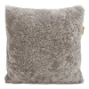 Coussin en peau de mouton Shepherd Lina 40 x 40 cm, pierre