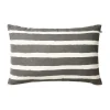 Coussin extérieur Block Stripe 40x60 cm, Grey-off white