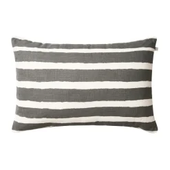 Coussin extérieur Block Stripe 40x60 cm, Grey-off white