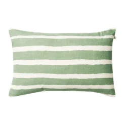 Coussin extérieur Block Stripe 40x60 cm, Sage-off white