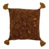 Coussin Ganja 45x45 cm, Marron