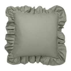 Coussin Garden Glory Outdoor avec volants 45x45 cm, Vert