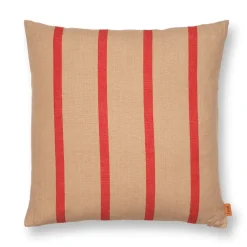 Coussin Grand 50x50 cm, Camel-red