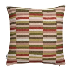 Coussin Ida 50x50 cm, Olive burgundy