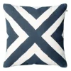 Coussin Impal Outdoor, Blue/off white, 50 cm