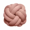 Coussin Knot, Dusty pink