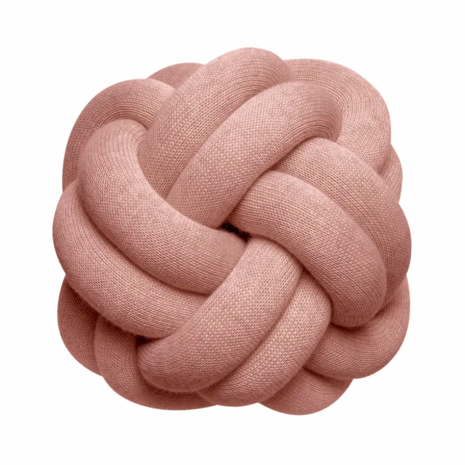 Coussin Knot, Dusty pink