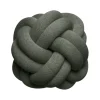 Coussin Knot, Forest green