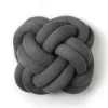 Coussin Knot, gris