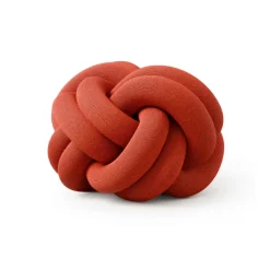 Coussin Knot, Orange red