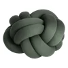 Coussin Knot XL, Forest Green