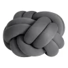 Coussin Knot XL, Grey