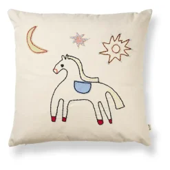 Coussin Naive 40x40 cm, Horse