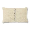 Coussin Natural wool striped 30x50 cm, White