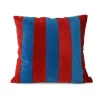 Coussin Pathi M 45x45 cm, Bleu-rouge