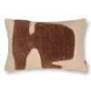 Coussin rectangulaire Lay 40x60 cm, Sable / Laminaire sucrée