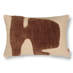Coussin rectangulaire Lay 40x60 cm, Sable / Laminaire sucrée