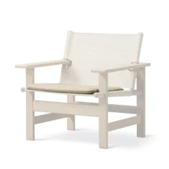 Coussin The Canvas Chair, Canvas naturel