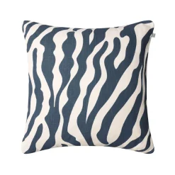Coussin Zebra Outdoor 50x50 cm, blue/off white, 50 cm