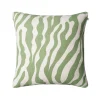 Coussin Zebra Outdoor 50x50 cm, Sage/off white, 50 cm