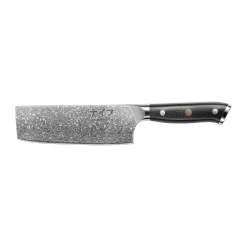 Couteau à légumes Damascus By Hâws 30 cm, Noir-acier inoxydable