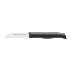 Couteau à légumes droit Zwilling Twin Grip 8 cm, Noir-acier inoxydable