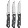 Couteau à steak Hercule XXL lot de 3, Noir