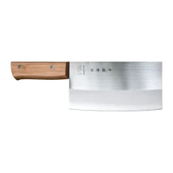 Couteau de chef chinois Satake Chopper 28,5 cm, Poignée en bois