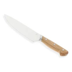 Couteau de chef Foresta 33 cm, Acier inoxydable-chêne