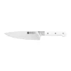 Couteau de chef Zwilling Pro Le Blanc 18 cm, Blanc-acier inoxydable