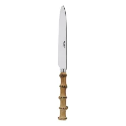 Couteau de cuisine Panda, Acier inoxydable-bambou