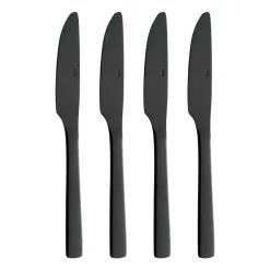 Couteau de table Raw, lot de 4, Noir