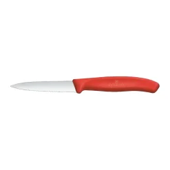 Couteau d'office Victorinox Swiss Classic dentelé 8 cm, Rouge
