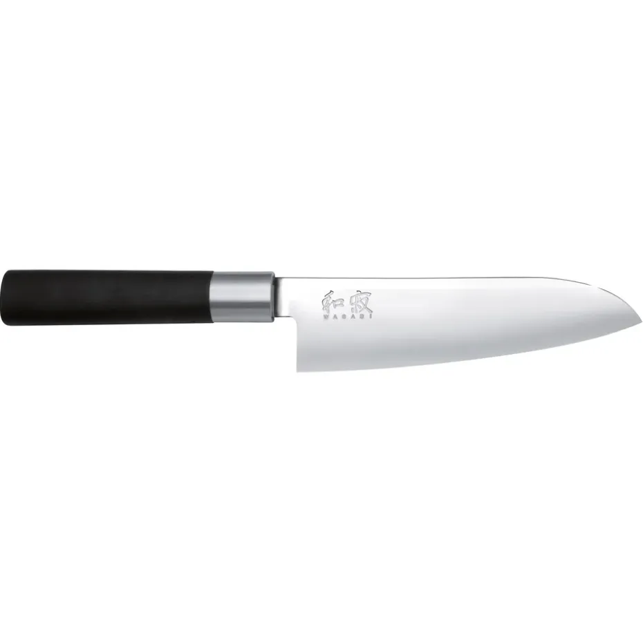 Couteau santoku Kai Wasabi Black, 16,5 cm