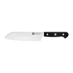 Couteau Santoku Zwilling Tanrei 18 cm, Noir-acier inoxydable