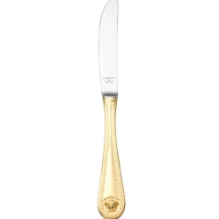 Couteau Versace Medusa plaqué or, 22,5 cm