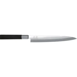 Couteau yanagiba Kai Wasabi Black, pour sashimi, 21 cm