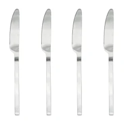 Couteau Yuka, lot de 4, Acier brossé