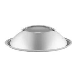 Couvercle bombé Eva Trio en acier inoxydable recyclé, Ø24 cm