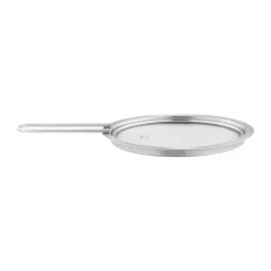 Couvercle en verre Eva Trio en acier inoxydable recyclé, Ø16 cm