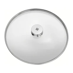 Couvercle en verre Zwilling Twin Specials avec bouton en acier, Ø32 cm
