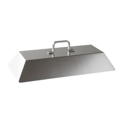 Couvercle pour plaque à griller en acier inoxydable, 45x22 cm